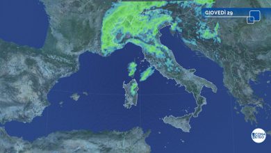 Photo of Meteo, nuovo carico di PIOGGE sull’Italia: in arrivo anche FORTI rovesci e TEMPORALI