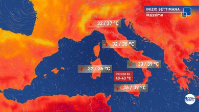 Photo of Fine giugno ROVENTE: caldo e AFA in aumento. Più TEMPORALI sulle Alpi