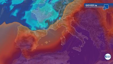 Photo of Il CUORE ROVENTE dell’anticiclone sul Sud e la Sicilia, qualche TEMPORALE al Nord: ecco dove