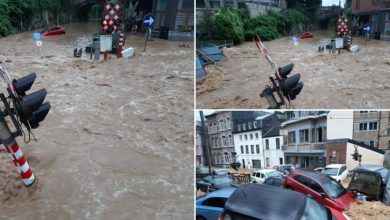Photo of Nuova alluvione in BELGIO: strade come fiumi in piena a Dinant (Namur)