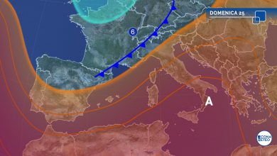 Photo of Scena meteo SPACCATA in due: CALDO intenso e PIOGGE! Le zone interessate