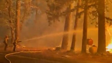 Photo of Incendio Hub City Fire minaccia Cedar Hills: 25 acri in fiamme vicino alle abitazioni