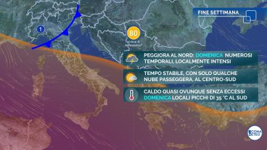 Photo of Peggioramento meteo nel WEEKEND al Nord: rischio di TEMPORALI anche forti