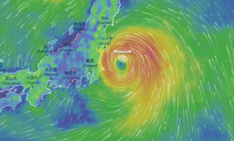 tempesta tifone tokyo 2020