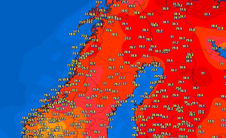 caldo Nord Europa