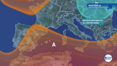 Photo of Meteo, agosto si chiude con atmosfera instabile e caldo nella norma