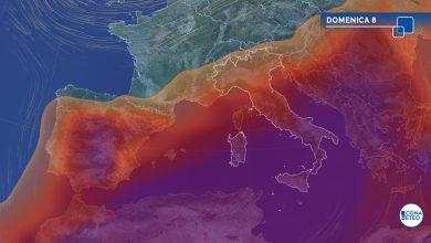 Photo of Domenica CALDO in AUMENTO e TEMPORALI. Nuovi picchi di 40°C: ecco dove