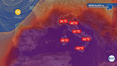Photo of Fase di CALDO ESTREMO sull’Italia: punte di 45 gradi. Gli ultimi aggiornamenti
