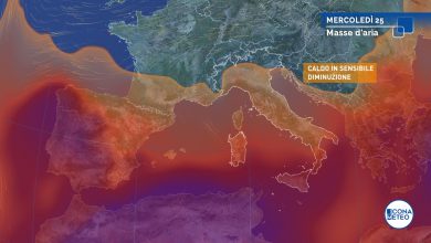 Photo of Tra lunedì e mercoledì ESTATE IN PAUSA: nuova perturbazione al Centro-Nord
