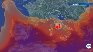 Photo of Nel WEEKEND una generale rinfrescata SPEGNE L’ESTATE, specie al Nord