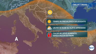 Photo of Meteo, nel WEEKEND il caldo torna protagonista: le ultime novità
