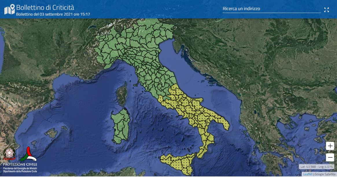 Allerta meteo