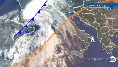 Photo of Cambia il tempo sull’Italia: torna la PIOGGIA al Centro-nord