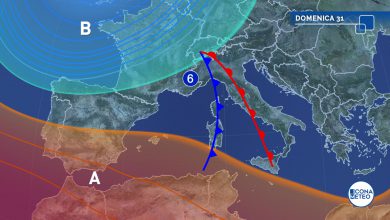 Photo of Nuova PERTURBAZIONE sull’Italia: domenica di PIOGGIA in molte regioni