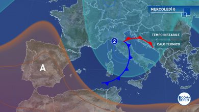 Photo of Il maltempo si attenua, ma solo in parte: via a nuovi temporali! Ecco dove