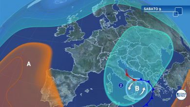 Photo of VORTICE CICLONICO al Sud: le zone a rischio temporali. Clima più FREDDO