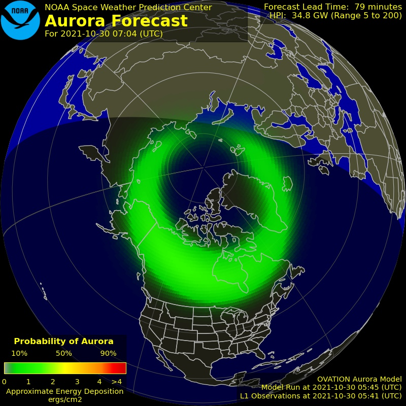 tempesta geomagnetica halloween