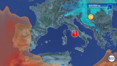 Photo of Nuovo AFFONDO di ARIA FREDDA da metà settimana: i dettagli