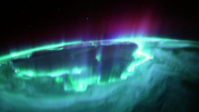 Photo of AURORA BOREALE, la foto dallo spazio è uno spettacolo