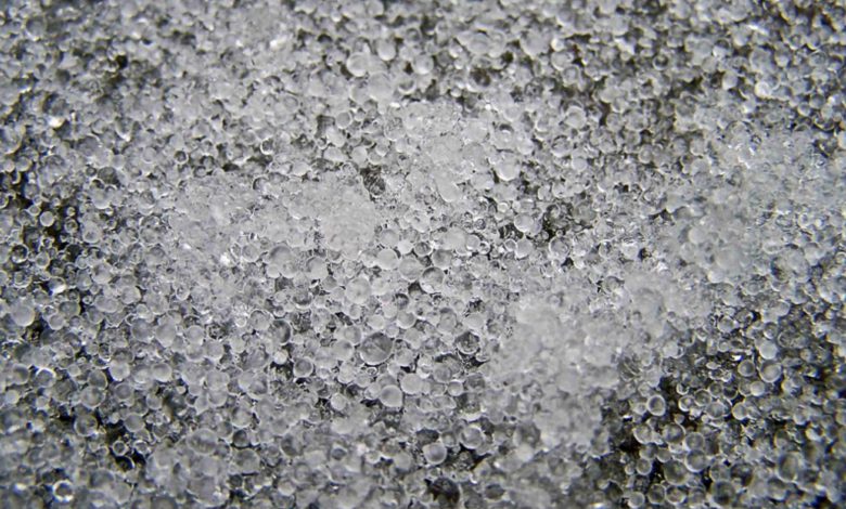 Neve tonda grandine