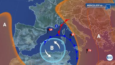 Photo of CICLONE in intensificazione: FORTI venti con rischio piogge e TEMPORALI