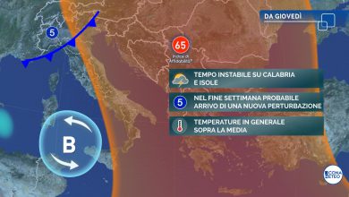 Photo of Il VORTICE mollerà la presa venerdì, ma incombe una nuova PERTURBAZIONE: la tendenza fino al weekend