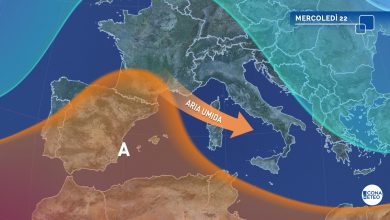 Photo of MERCOLEDÌ con QUALCHE PIOGGIA: le zone a rischio