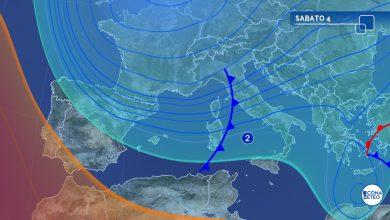 Photo of SABATO al via con qualche pioggia, dalla sera MALTEMPO più intenso: i dettagli