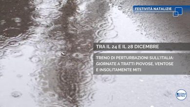 Photo of NATALE – FOCUS MALTEMPO: ecco dove piove tra la Vigilia e il 25 dicembre