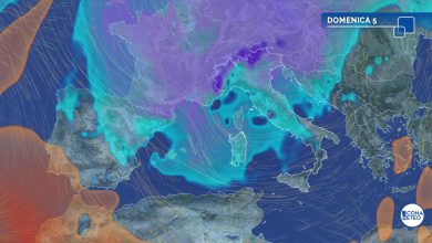 Photo of Meteo: forti VENTI, PIOGGE e NEVE anche sotto i 1000 metri. Gli aggiornamenti