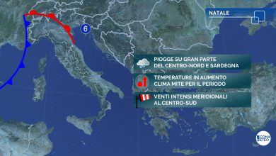 Photo of NATALE 2021 sotto il MALTEMPO: pioggia protagonista in molte regioni, ecco quali