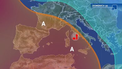 Photo of Oggi SOLE quasi ovunque, torna la PIOGGIA da domani: ecco dove