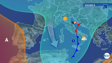 Photo of Meteo, BEFANA 2022 tra vortice ciclonico e un affondo artico: neve fino in collina