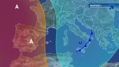 Photo of FEBBRAIO al via con PIOGGIA FORTE al Sud e venti di BURRASCA: gli aggiornamenti