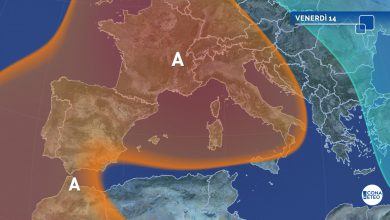 Photo of Avanza l’ANTICICLONE: da VENERDÌ temperature oltre la norma. Ecco dove