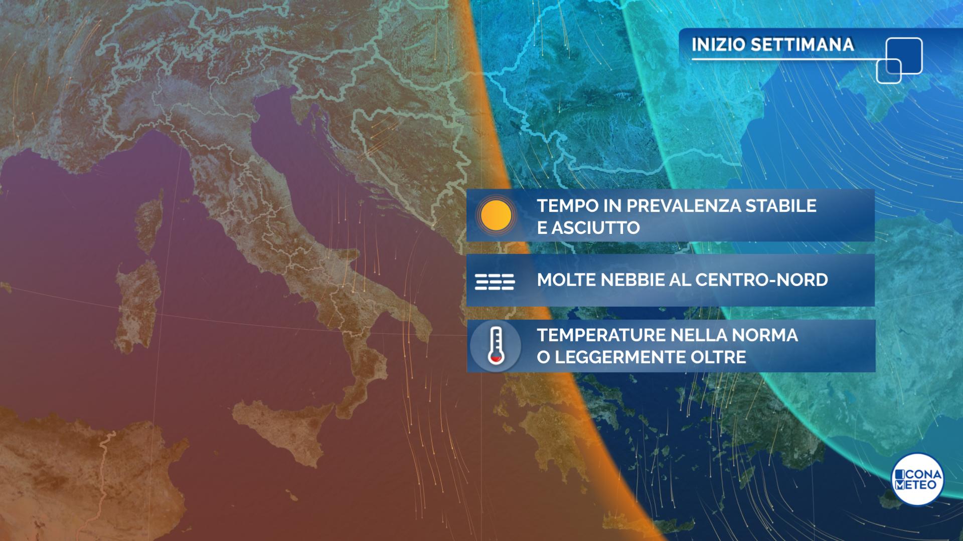 meteo prossimi giorni