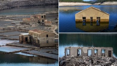 Photo of Il villaggo fantasma di Aceredo riemergere dalle acque dopo 30 anni, tra siccità e sfruttamento idrico