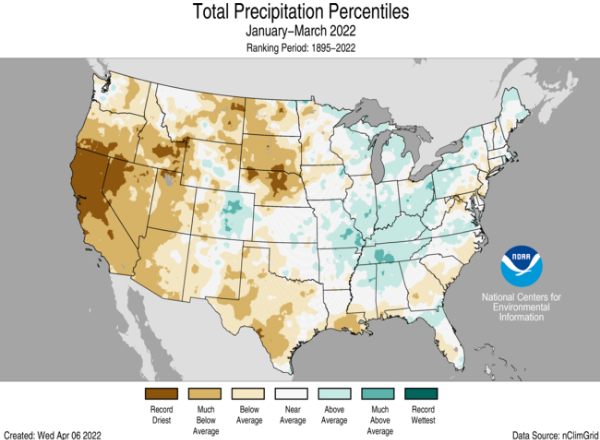 siccità stati uniti