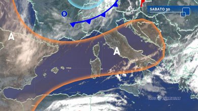 Photo of Meteo, weekend del primo maggio con rovesci e temporali: le zone coinvolte