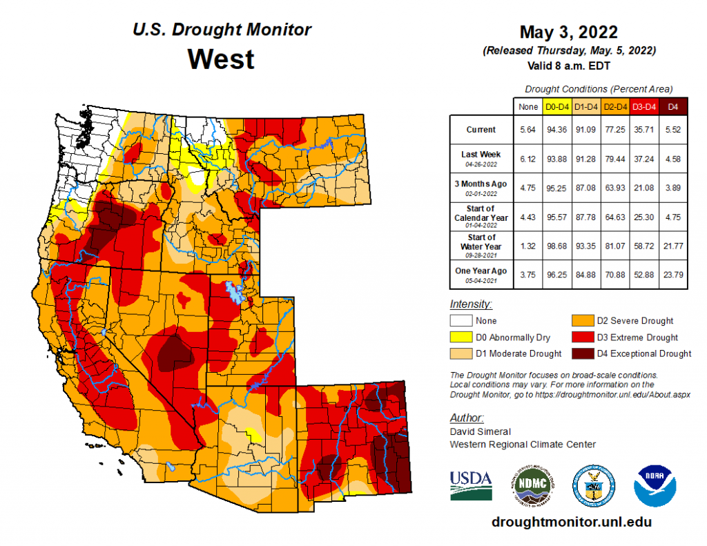 siccità stati uniti california lago powell