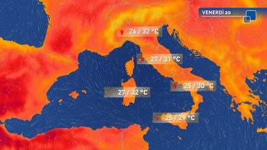 Photo of Aria rovente sull’Italia: caldo in ulteriore aumento nel weekend con punte di 35 gradi