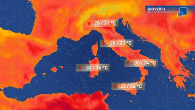 Photo of Caldo africano in aumento: ponte del 2 giugno con afa e picchi di 40°C!