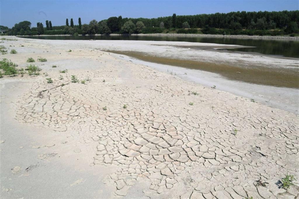 siccità fiume po anbi