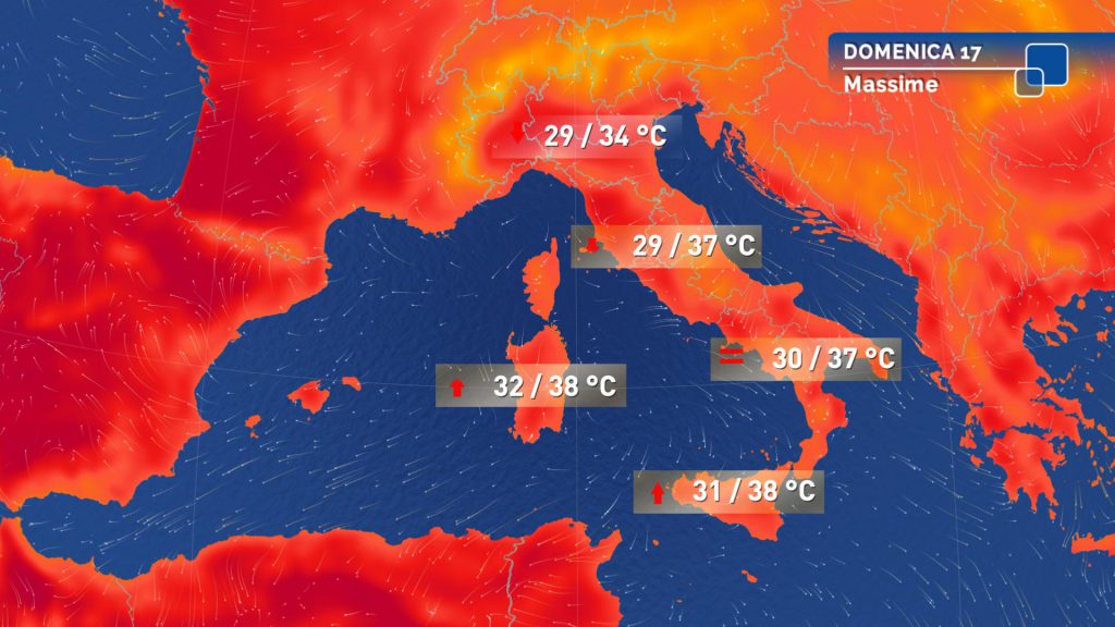 caldo weekend temperature