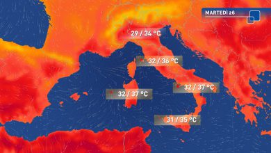 Photo of Arriva una perturbazione: temporali e stop al caldo estremo, ma non per tutti