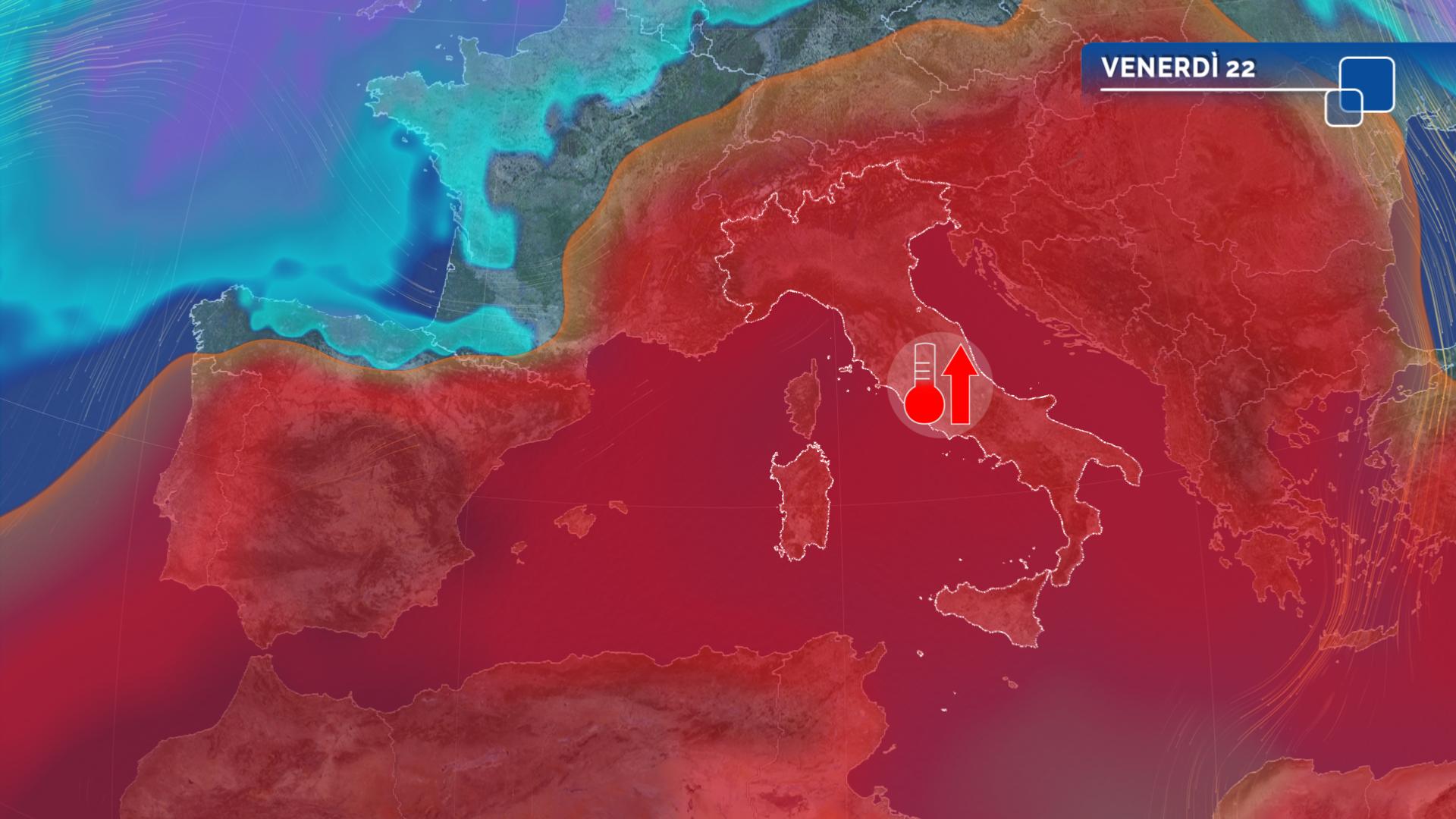 meteo caldo