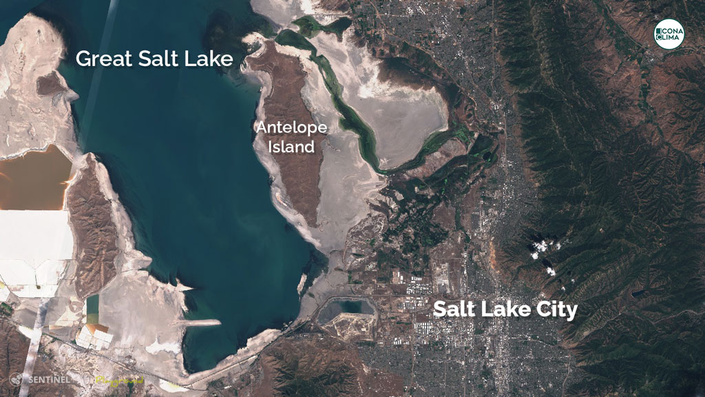 great salt lake siccità