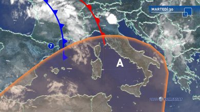 Photo of Meteo: fase di maltempo tra martedì e giovedì! Rischio di forti temporali