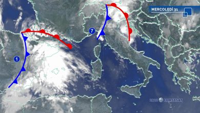 Photo of Meteo: primo giorno di settembre nel segno del maltempo. Le zone interessate