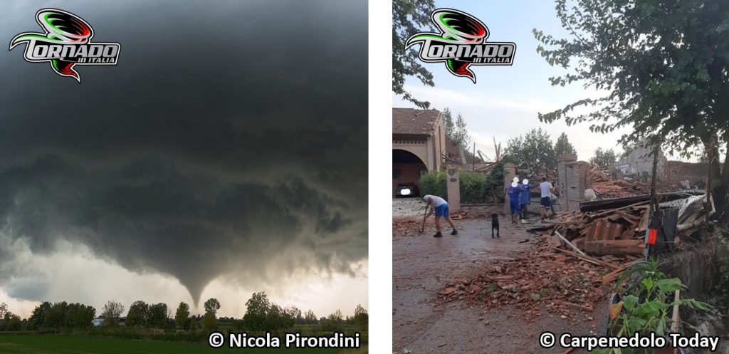 sette tornado in pianura padana 19 settembre 2021